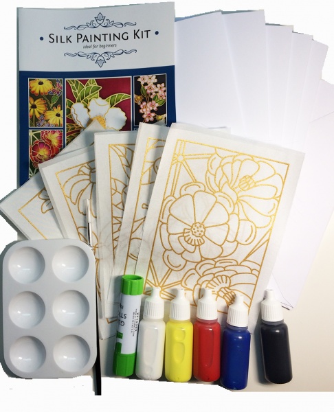 Silk Painting Card Making Kit - Botannical